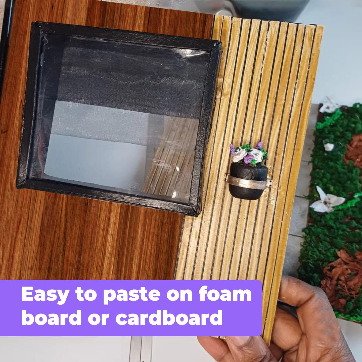 A4 Miniature Diorama Flooring Floor / Wallpaper pattern ( 1:24 / 1:18 ) - Single pc