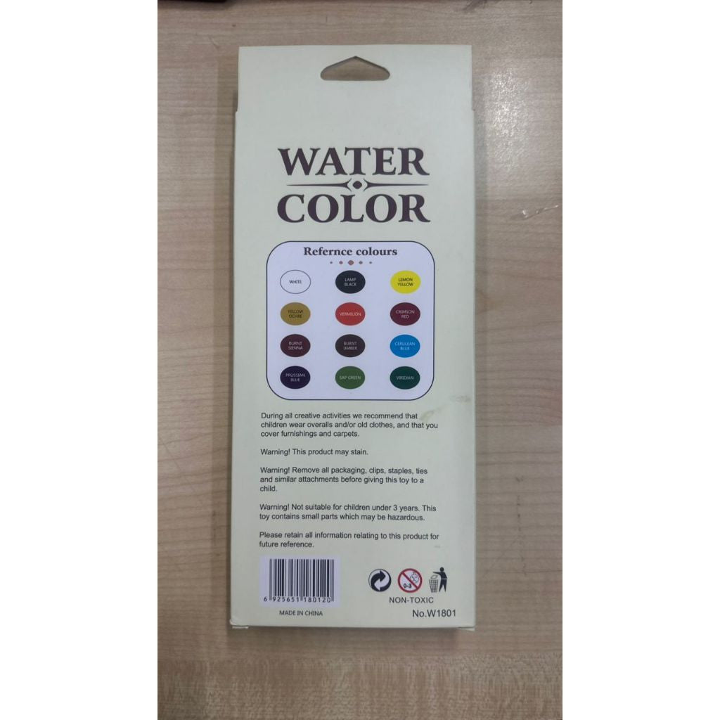 Acrylic Paint Set Watercolour Paint Gouache Paint Set Oil Paint Set of 12c x 12ml