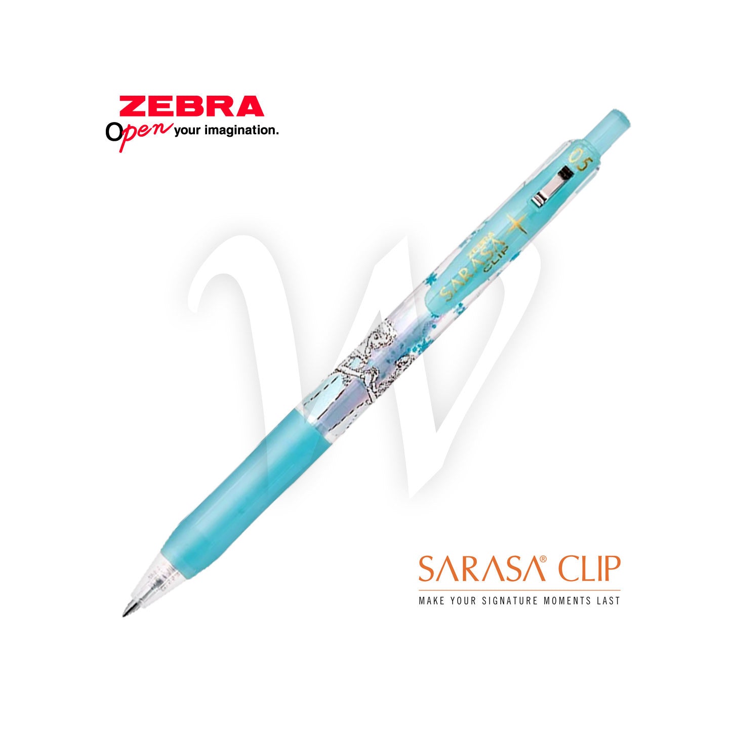Zebra Sarasa Clip x Disney Refill 0.5mm (Limited Edition)