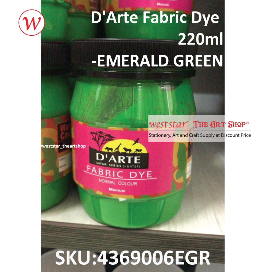 D'Arte Fabric Dye-220ml 16colors
