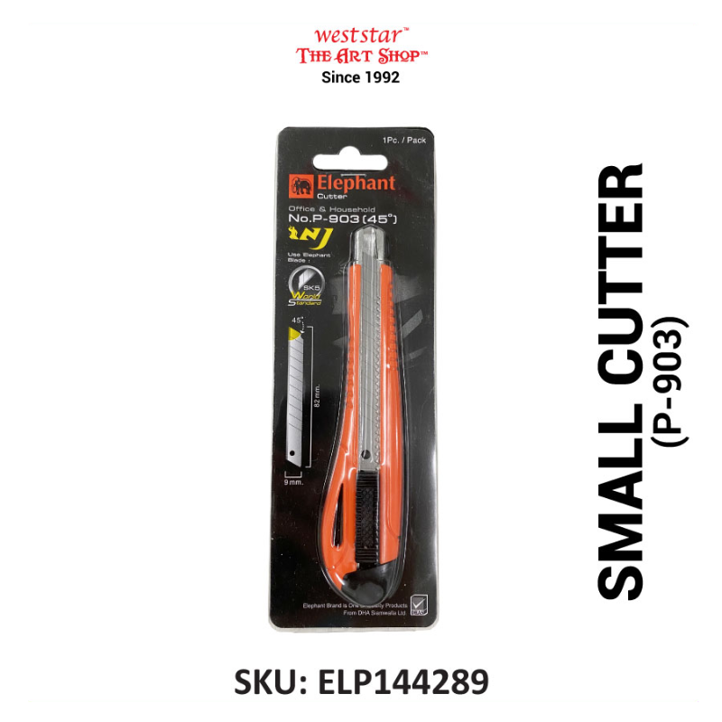 Elephant Small Cutter, Snap off blade cutter (P-903)