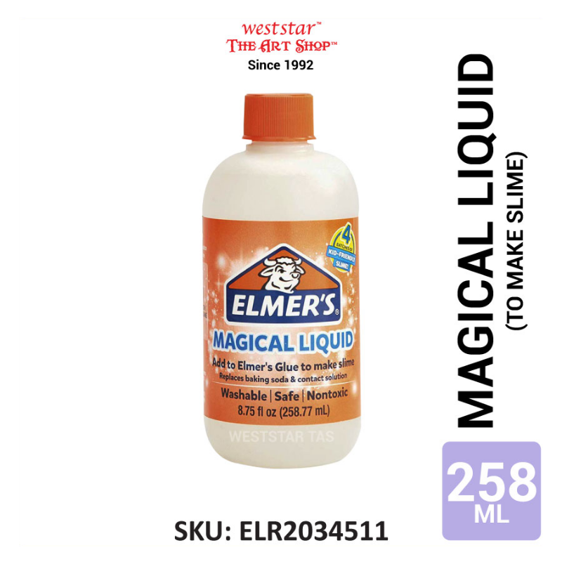 Elmer's Slime Activator, Magical Liquid Slime Activator Solution, 8.75 fl oz