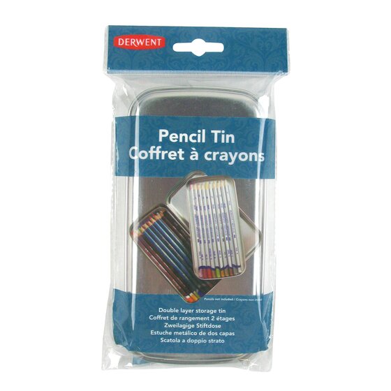 DERWENT Pencil Tin, Removable Tray, (2300582)