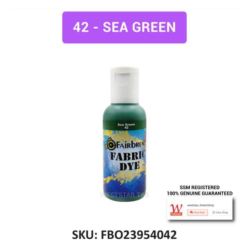 Fairbreno Fabric Dye 60ml (Paint directly, also suitable for Silkscreen printing, Stamp, Stencilling)