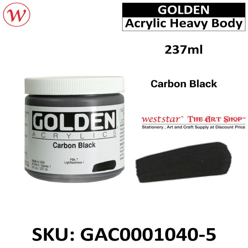 Golden Acrylic Heavy Body | (237ml)