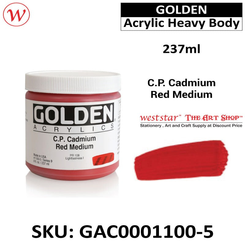 Golden Acrylic Heavy Body | (237ml)