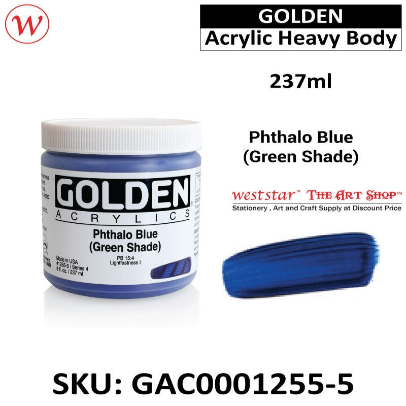 Golden Acrylic Heavy Body | (237ml)