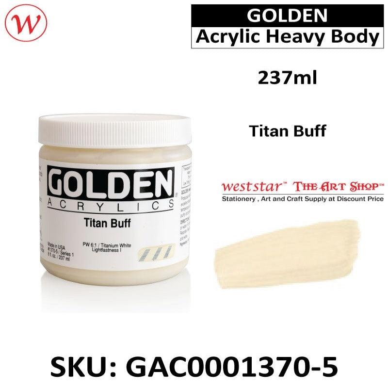 Golden Acrylic Heavy Body | (237ml)
