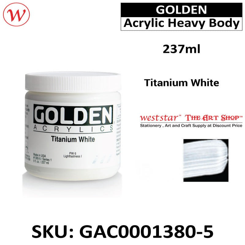 Golden Acrylic Heavy Body | (237ml)