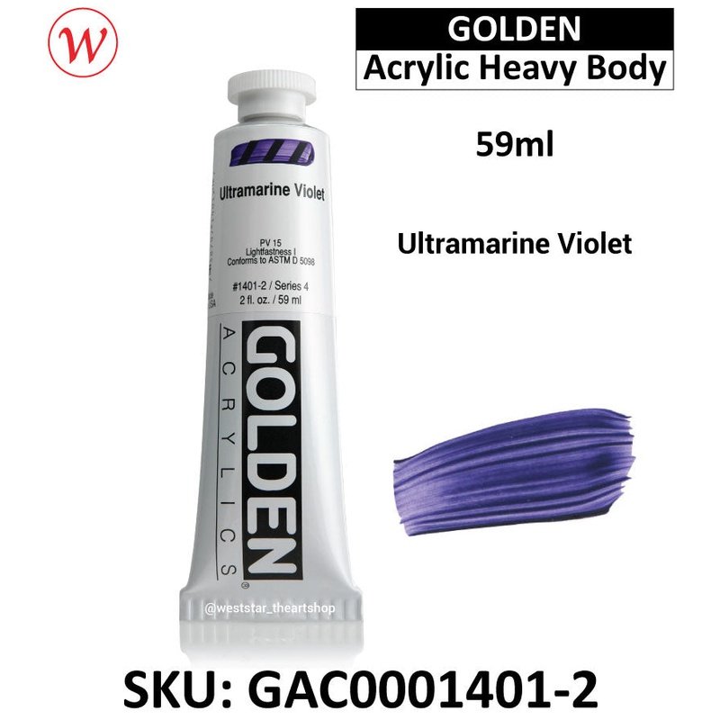 Golden Heavy Body Acrylic Paint | (59ml)
