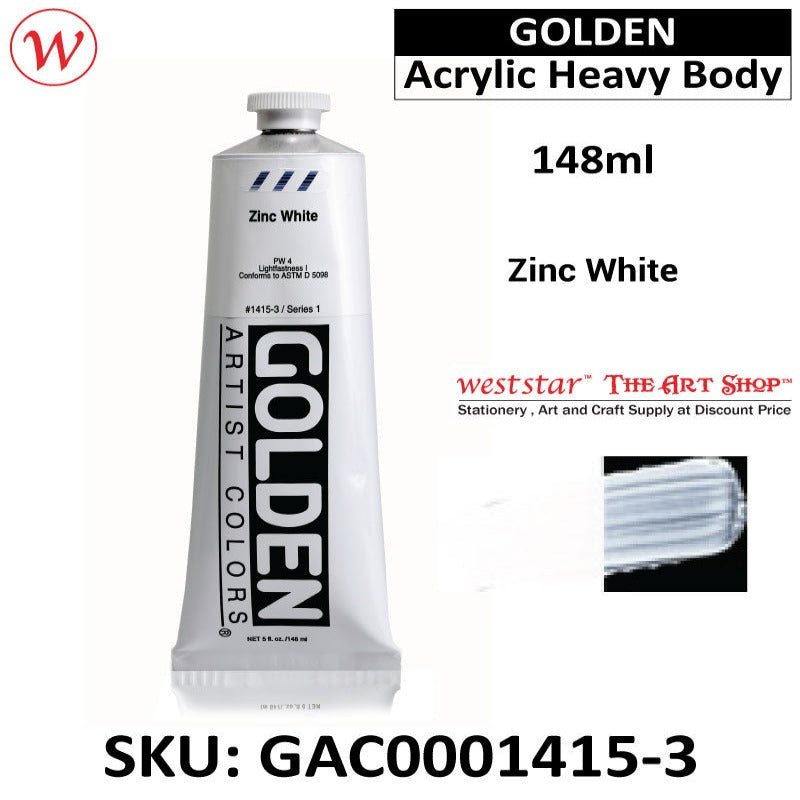 Golden Acrylic Heavy Body | (148ml)