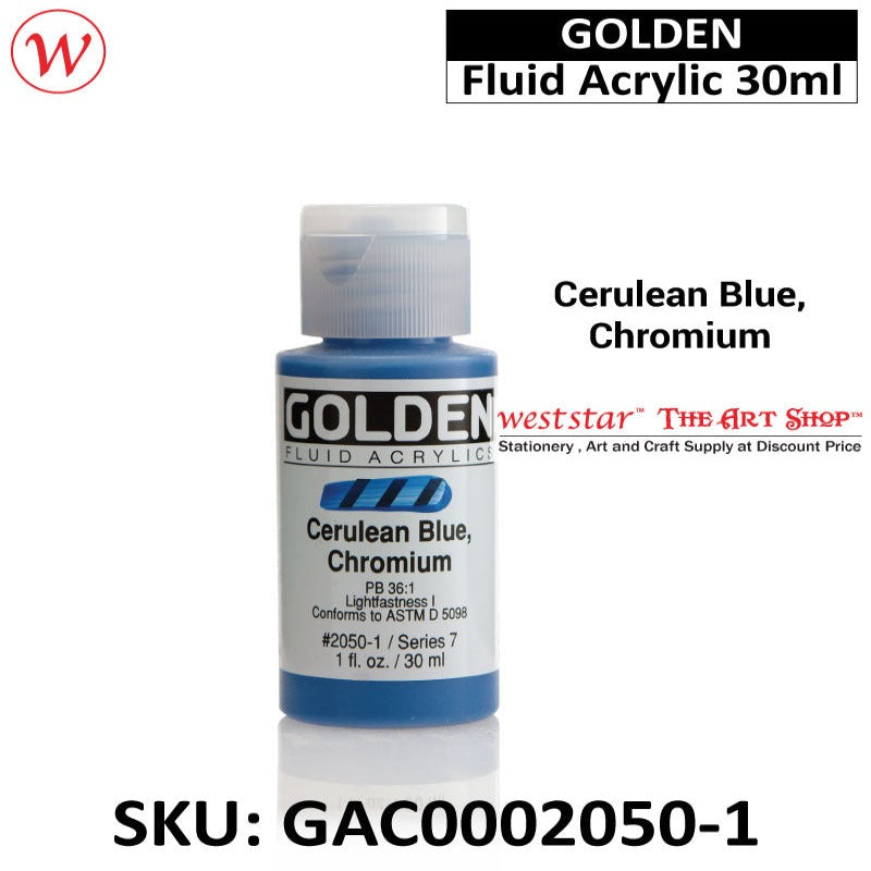 Golden Fluid Acrylic Color | 30ml