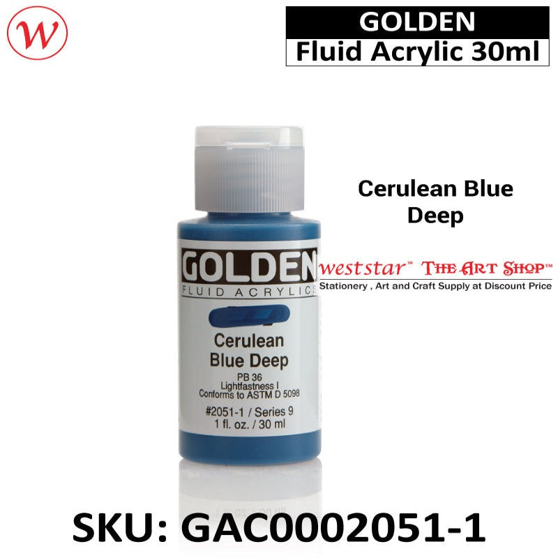 Golden Fluid Acrylic Color | 30ml
