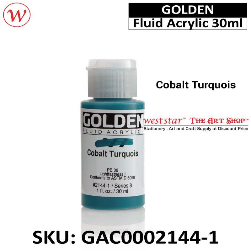 Golden Fluid Acrylic Color | 30ml