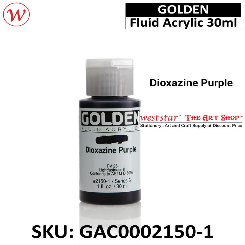 Golden Fluid Acrylic Color | 30ml