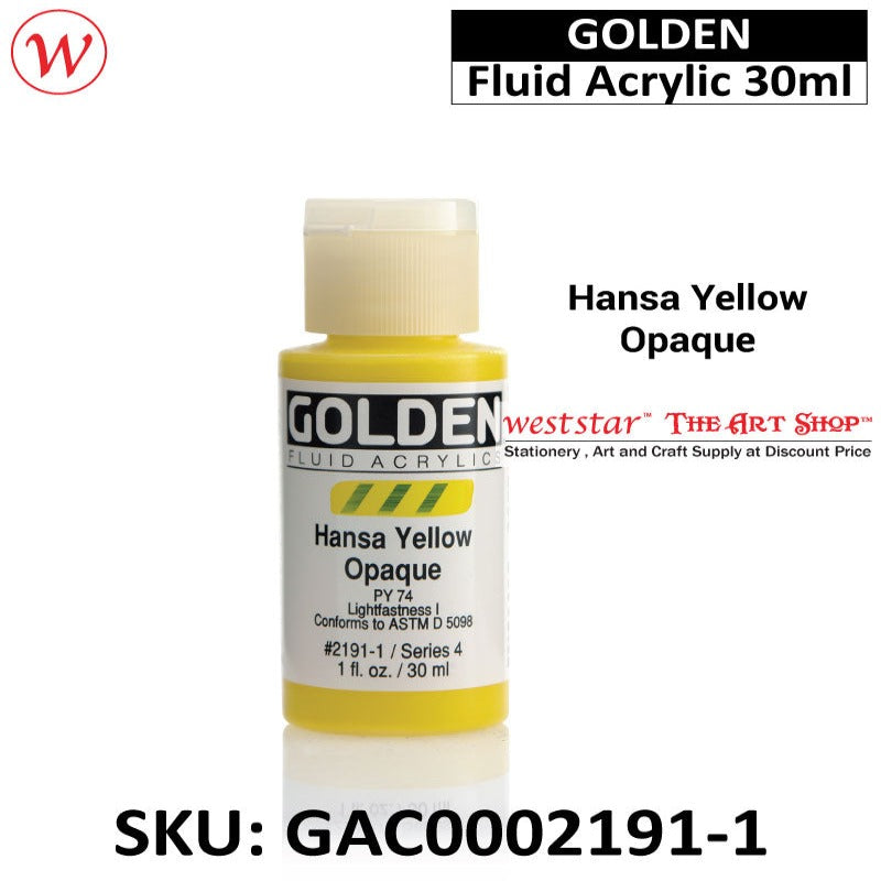 Golden Fluid Acrylic Color | 30ml