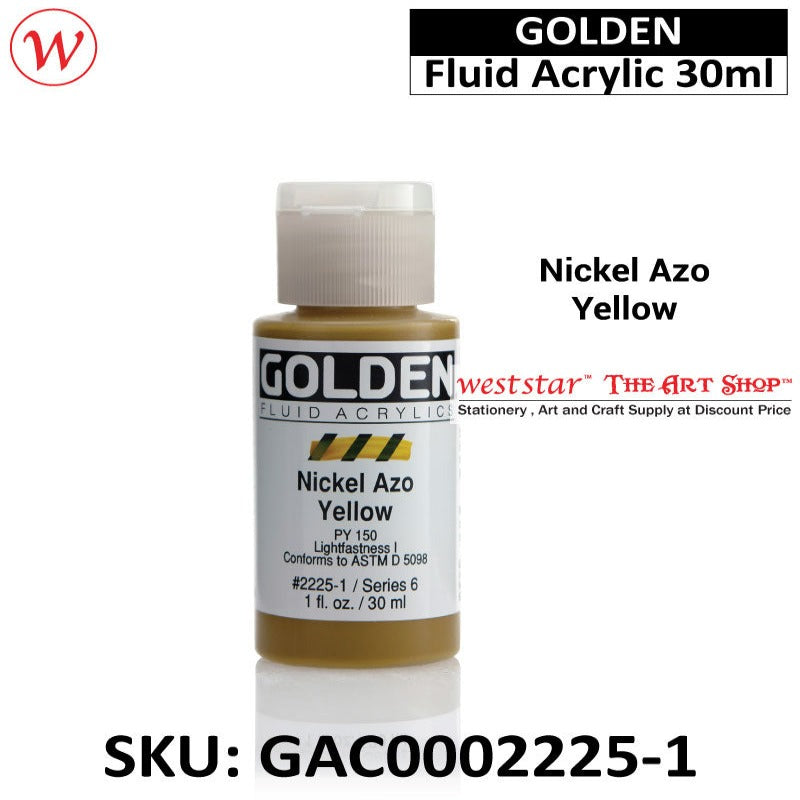 Golden Fluid Acrylic Color | 30ml