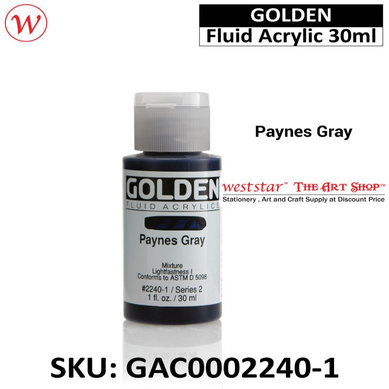 Golden Fluid Acrylic Color | 30ml
