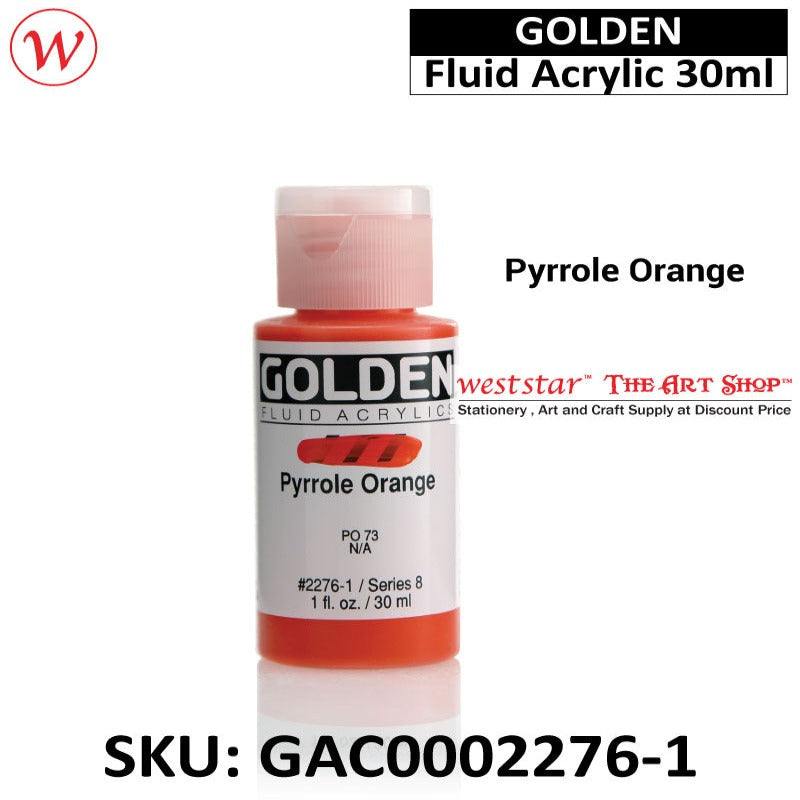 Golden Fluid Acrylic Color | 30ml
