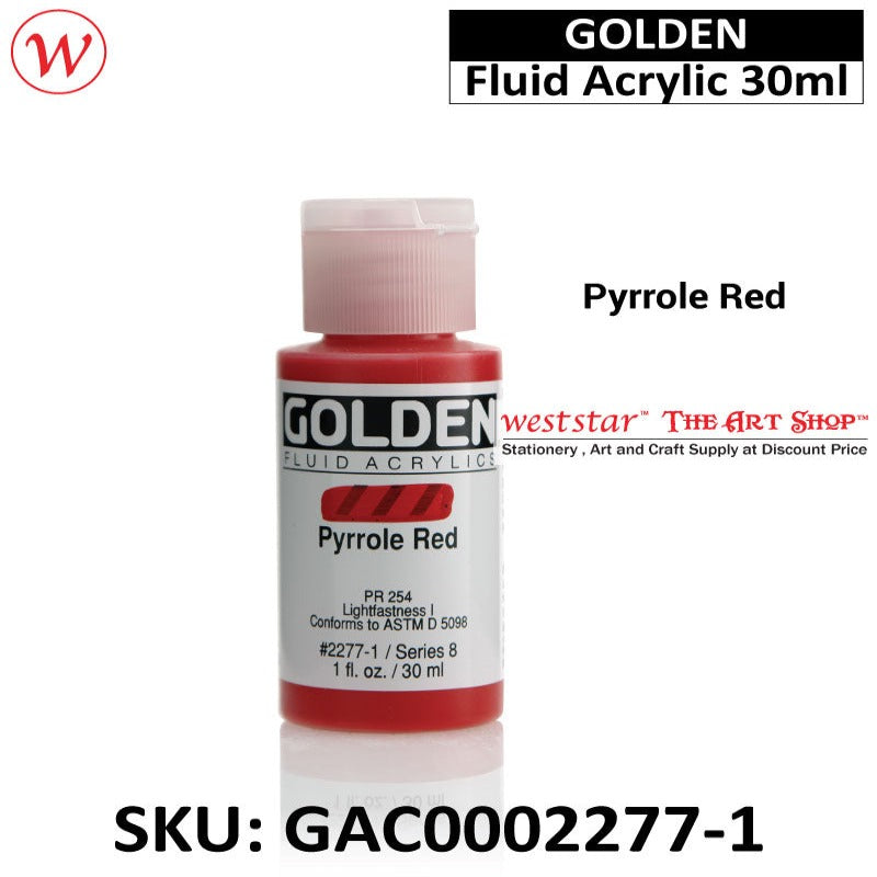 Golden Fluid Acrylic Color | 30ml