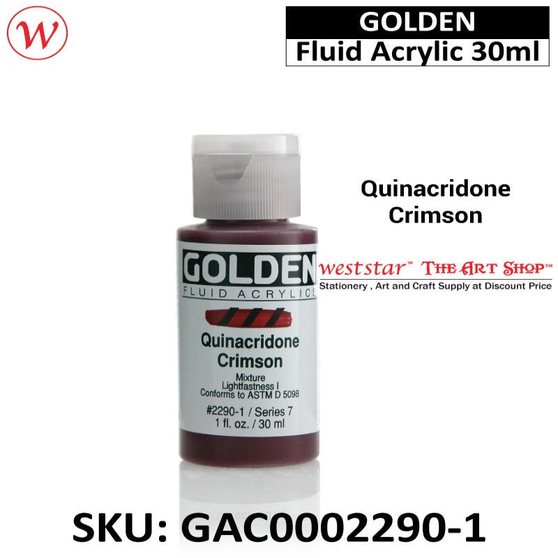 Golden Fluid Acrylic Color | 30ml
