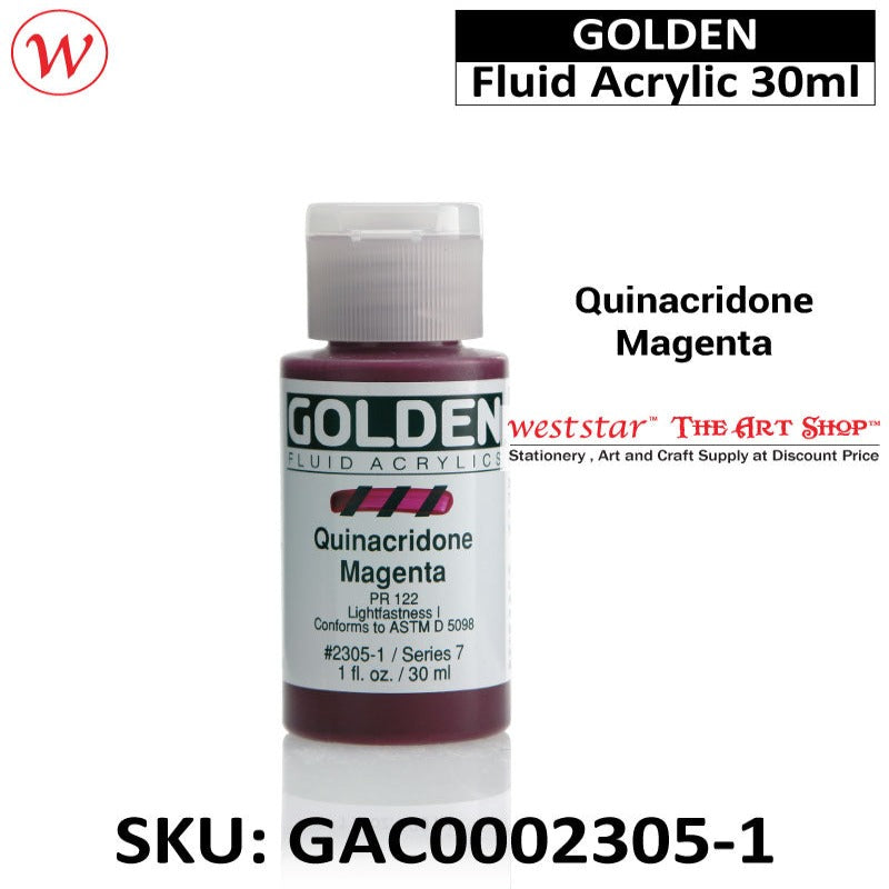 Golden Fluid Acrylic Color | 30ml