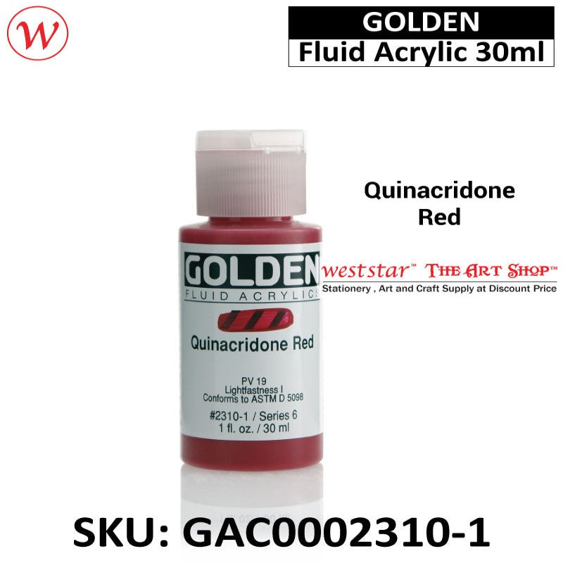 Golden Fluid Acrylic Color | 30ml