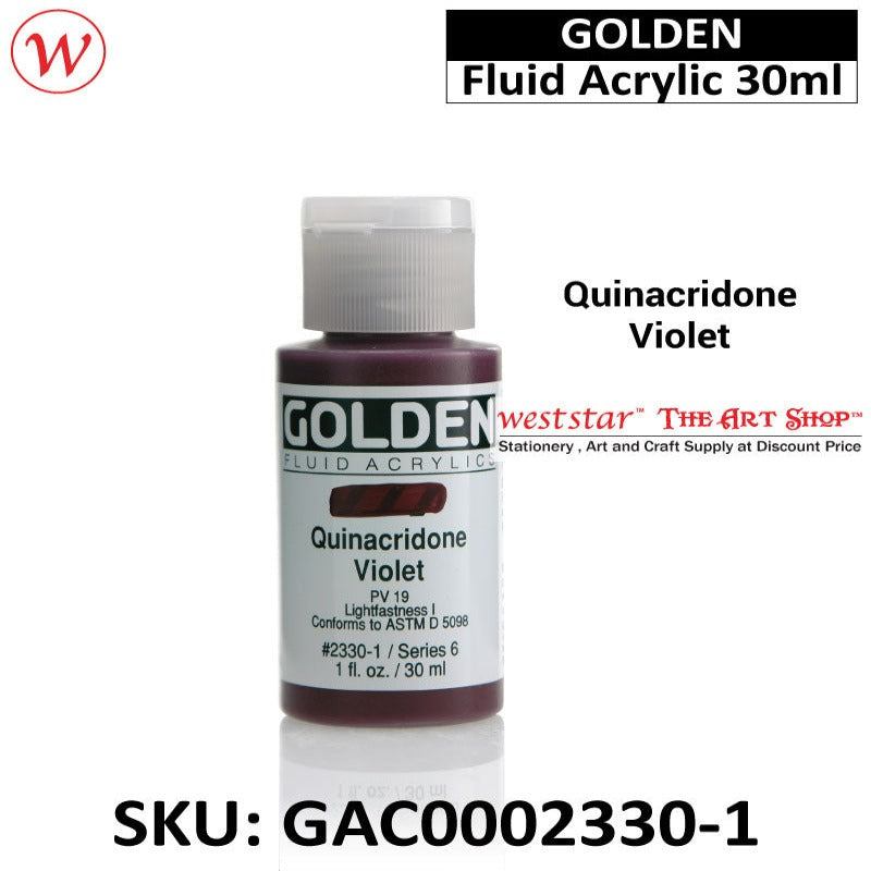 Golden Fluid Acrylic Color | 30ml