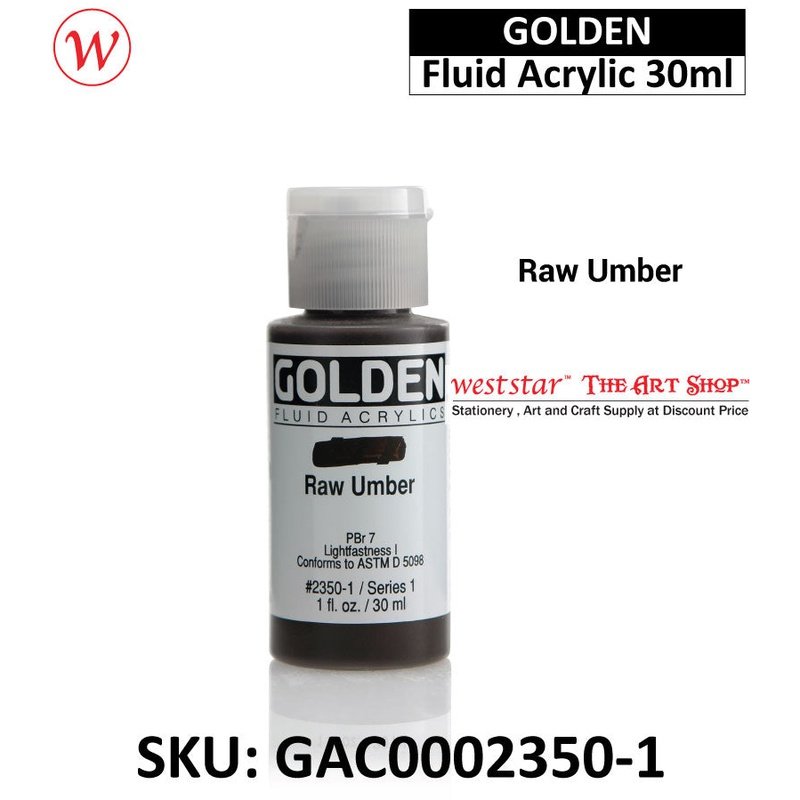Golden Fluid Acrylic Color | 30ml