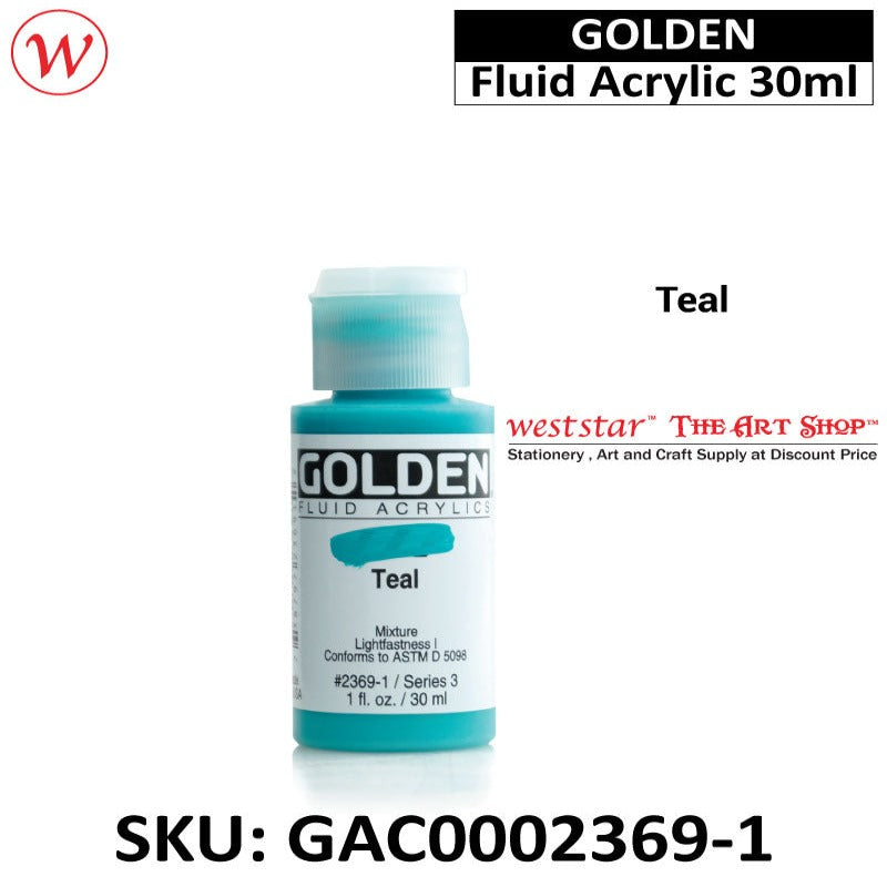 Golden Fluid Acrylic Color | 30ml