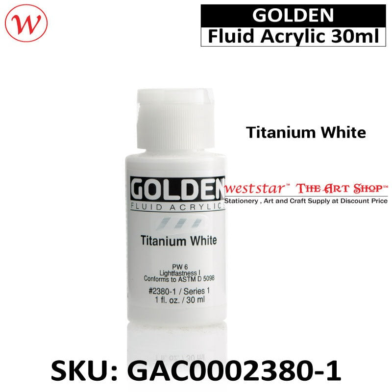 Golden Fluid Acrylic Color | 30ml