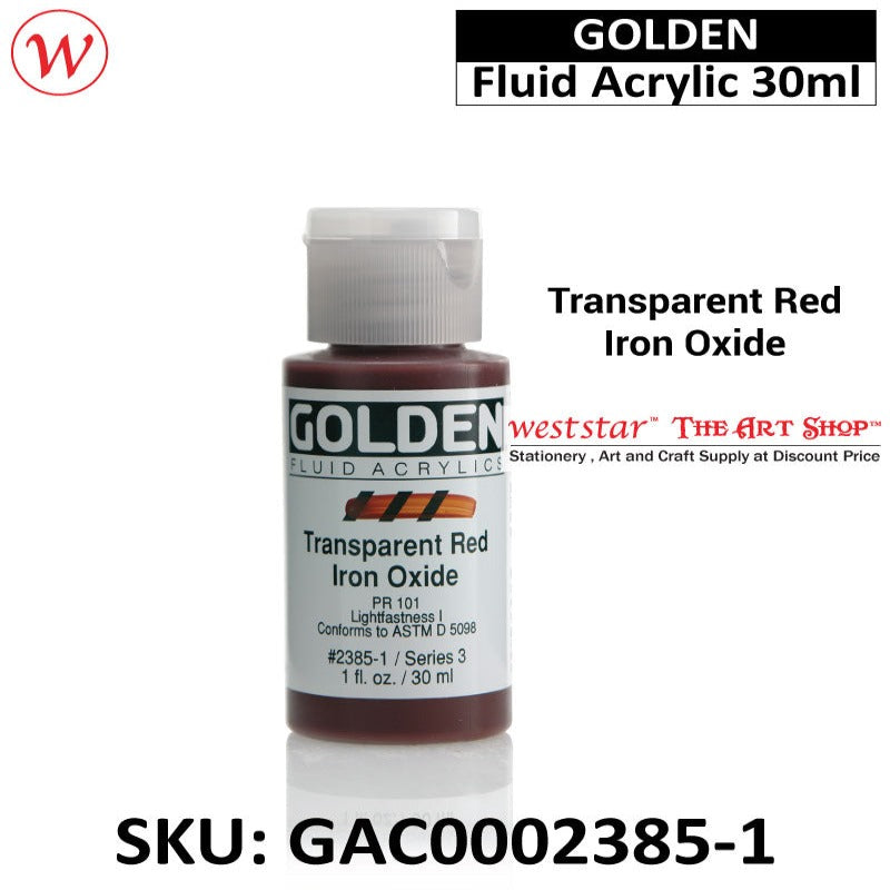 Golden Fluid Acrylic Color | 30ml