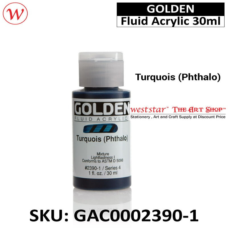 Golden Fluid Acrylic Color | 30ml