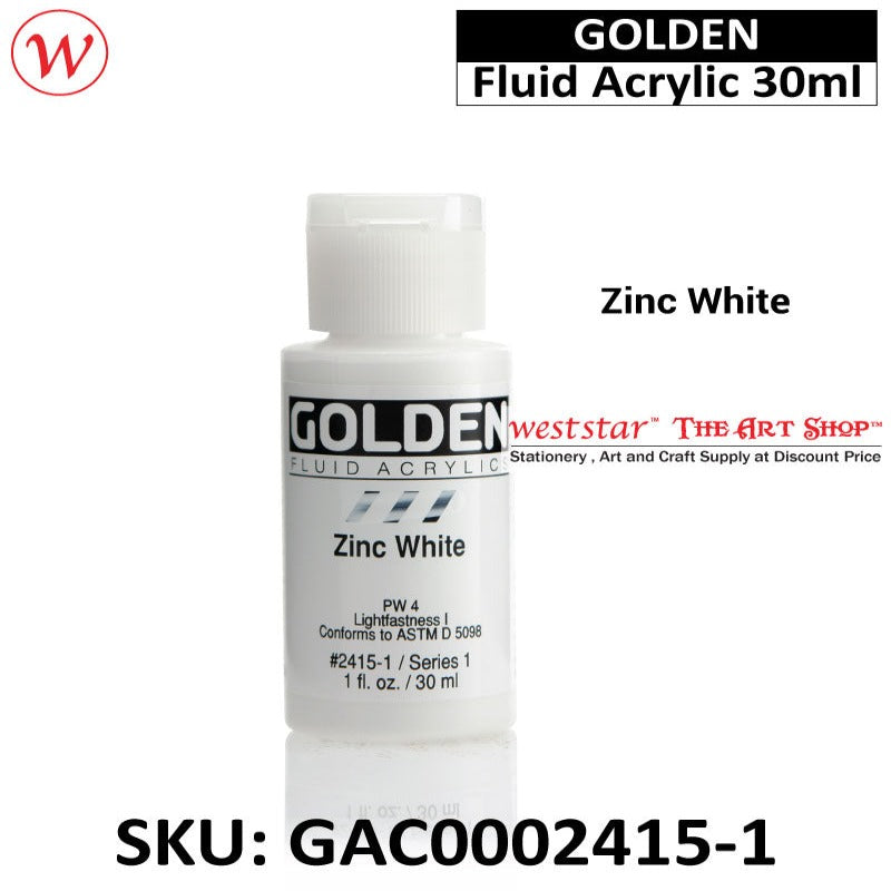 Golden Fluid Acrylic Color | 30ml