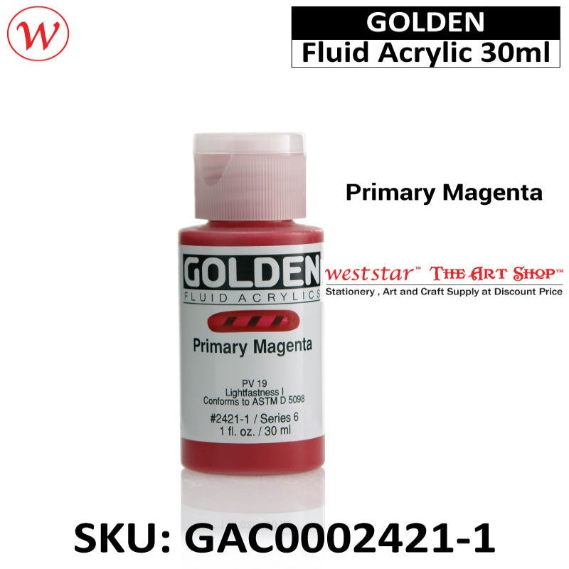 Golden Fluid Acrylic Color | 30ml