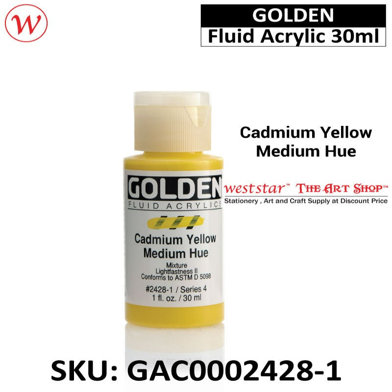 Golden Fluid Acrylic Color | 30ml