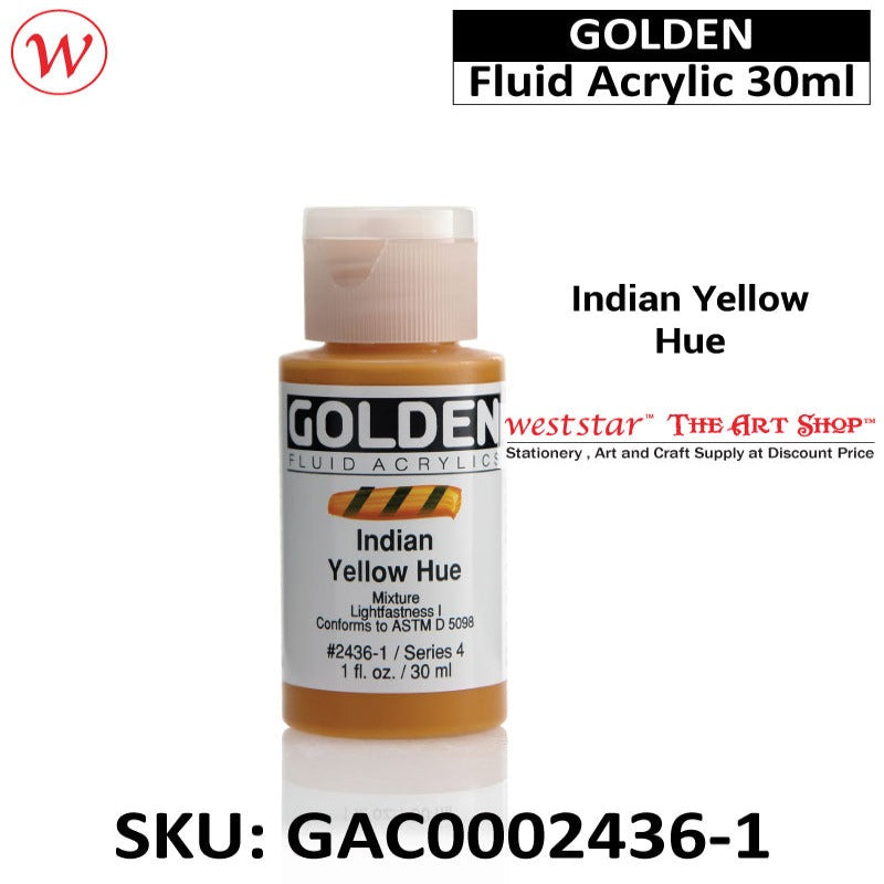 Golden Fluid Acrylic Color | 30ml