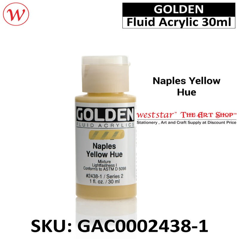 Golden Fluid Acrylic Color | 30ml