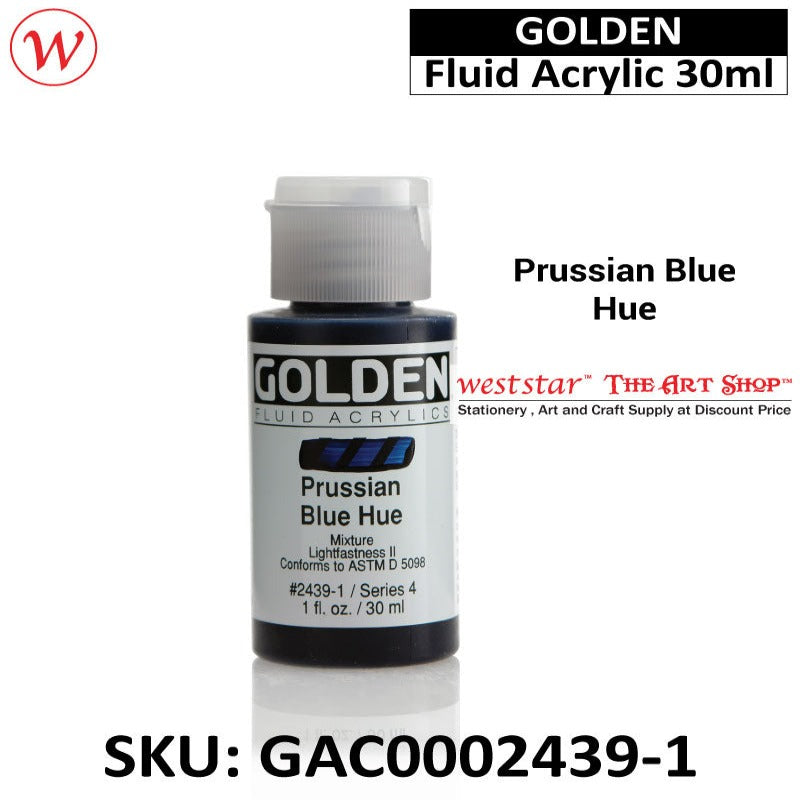 Golden Fluid Acrylic Color | 30ml