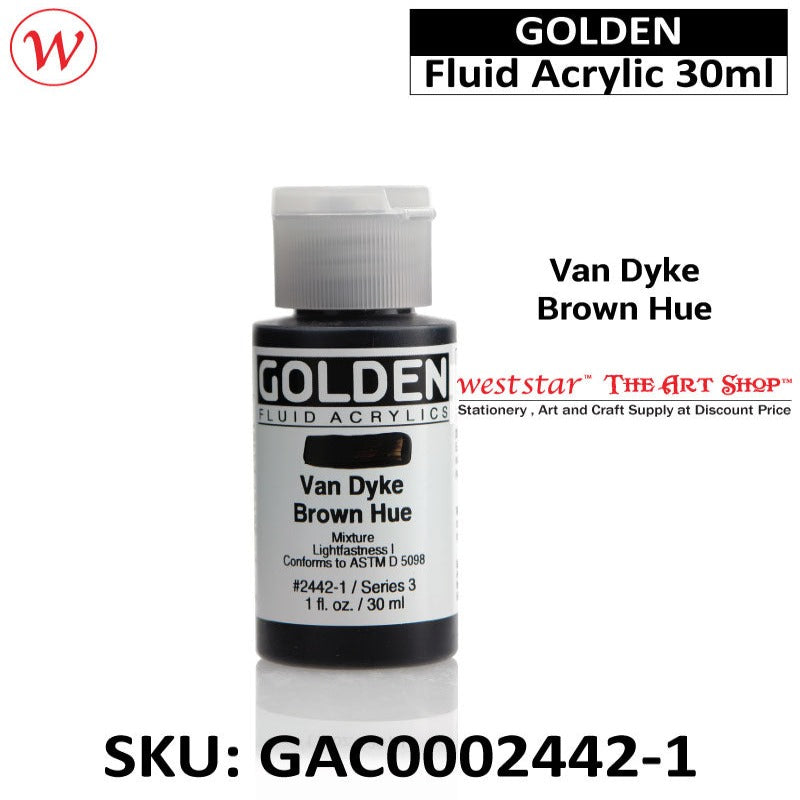 Golden Fluid Acrylic Color | 30ml