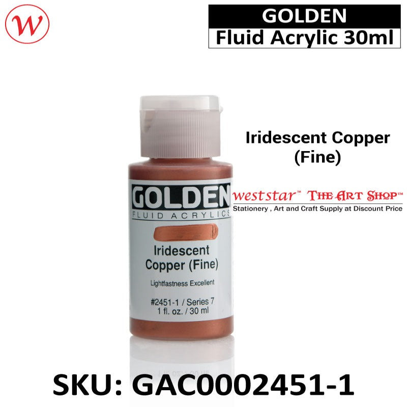 Golden Fluid Acrylic Color | 30ml