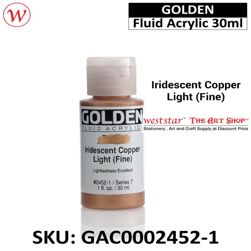 Golden Fluid Acrylic Color | 30ml