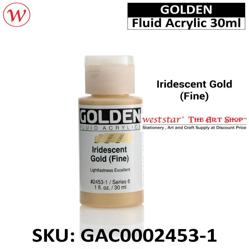 Golden Fluid Acrylic Color | 30ml