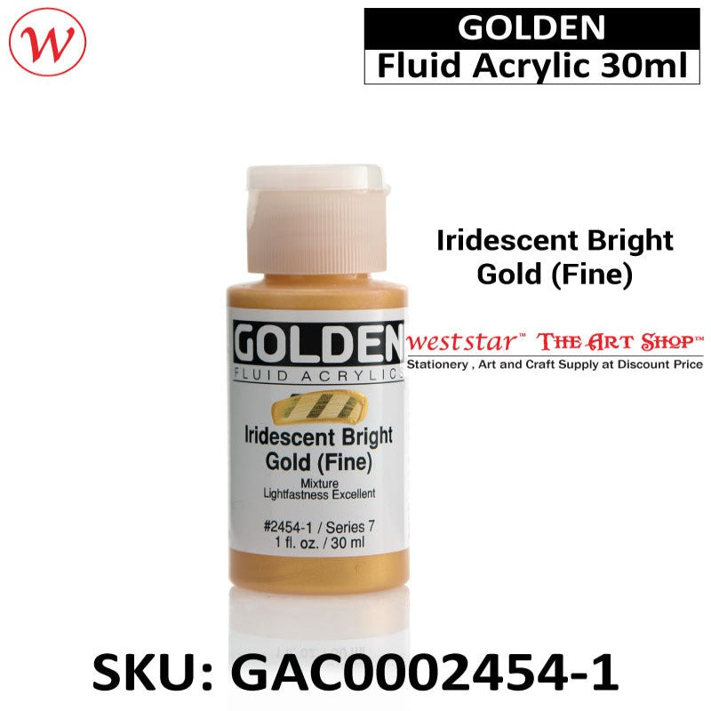 Golden Fluid Acrylic Color | 30ml