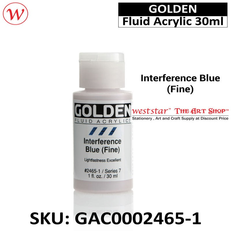 Golden Fluid Acrylic Color | 30ml