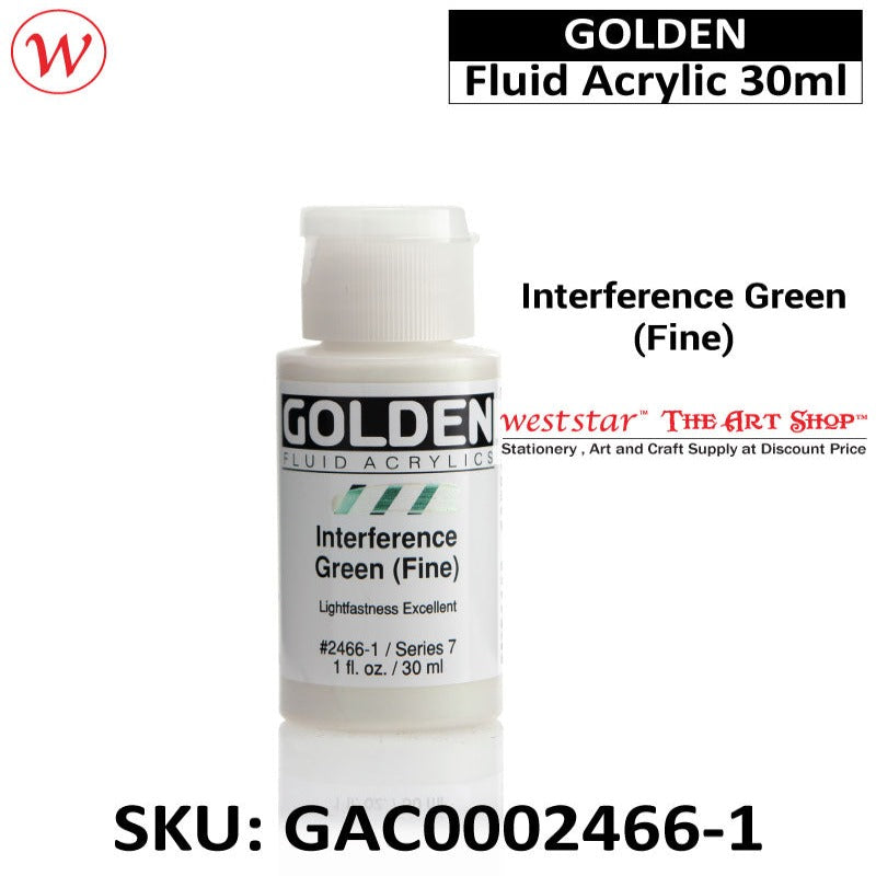 Golden Fluid Acrylic Color | 30ml