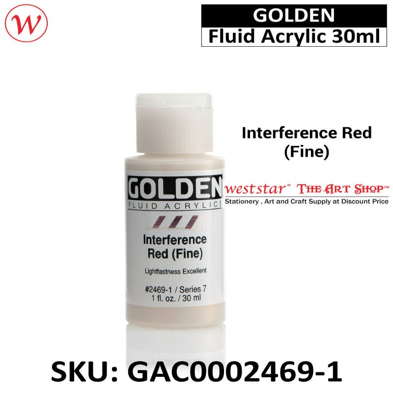 Golden Fluid Acrylic Color | 30ml