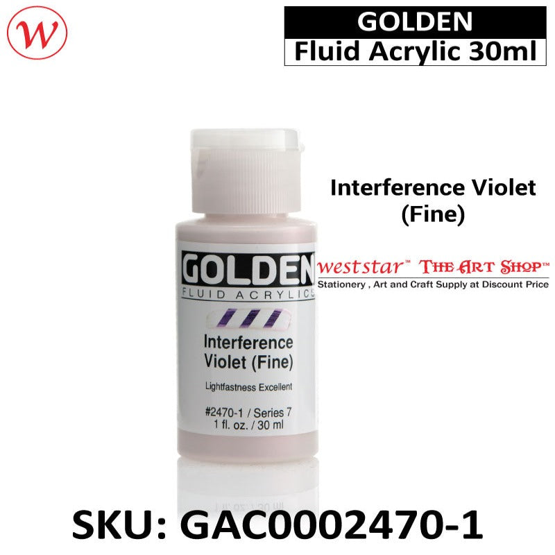 Golden Fluid Acrylic Color | 30ml