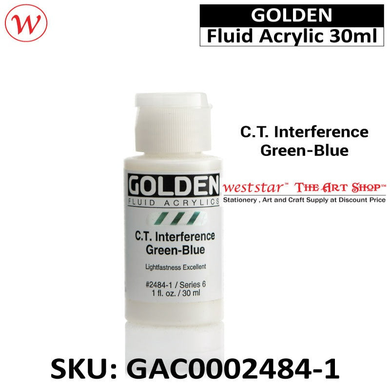 Golden Fluid Acrylic Color | 30ml