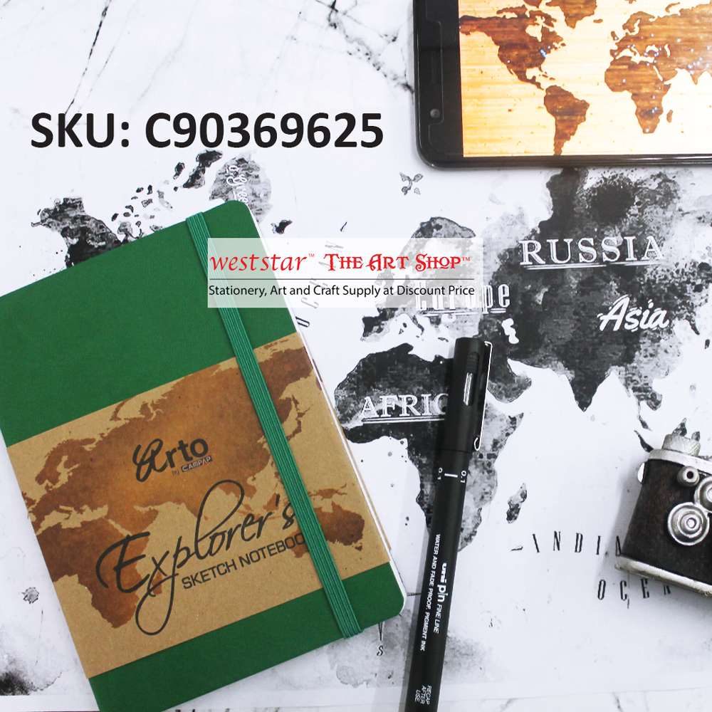 Arto Explorer Sketch Book - A6 160p - soft colored cover